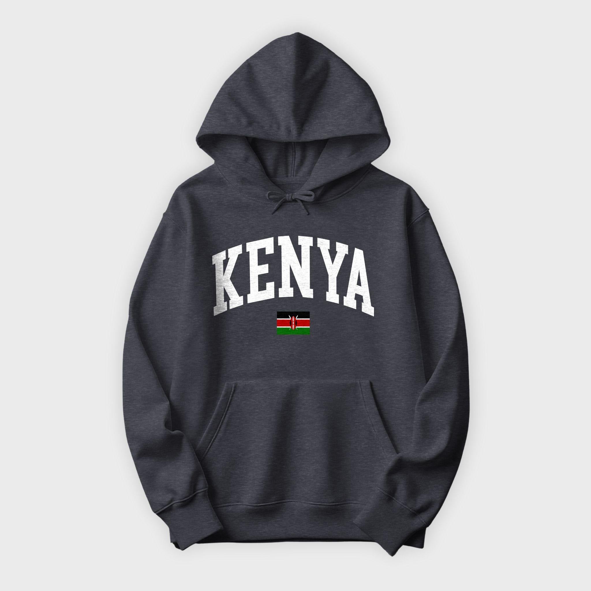 Kenya Collegiate Flag Hoodie