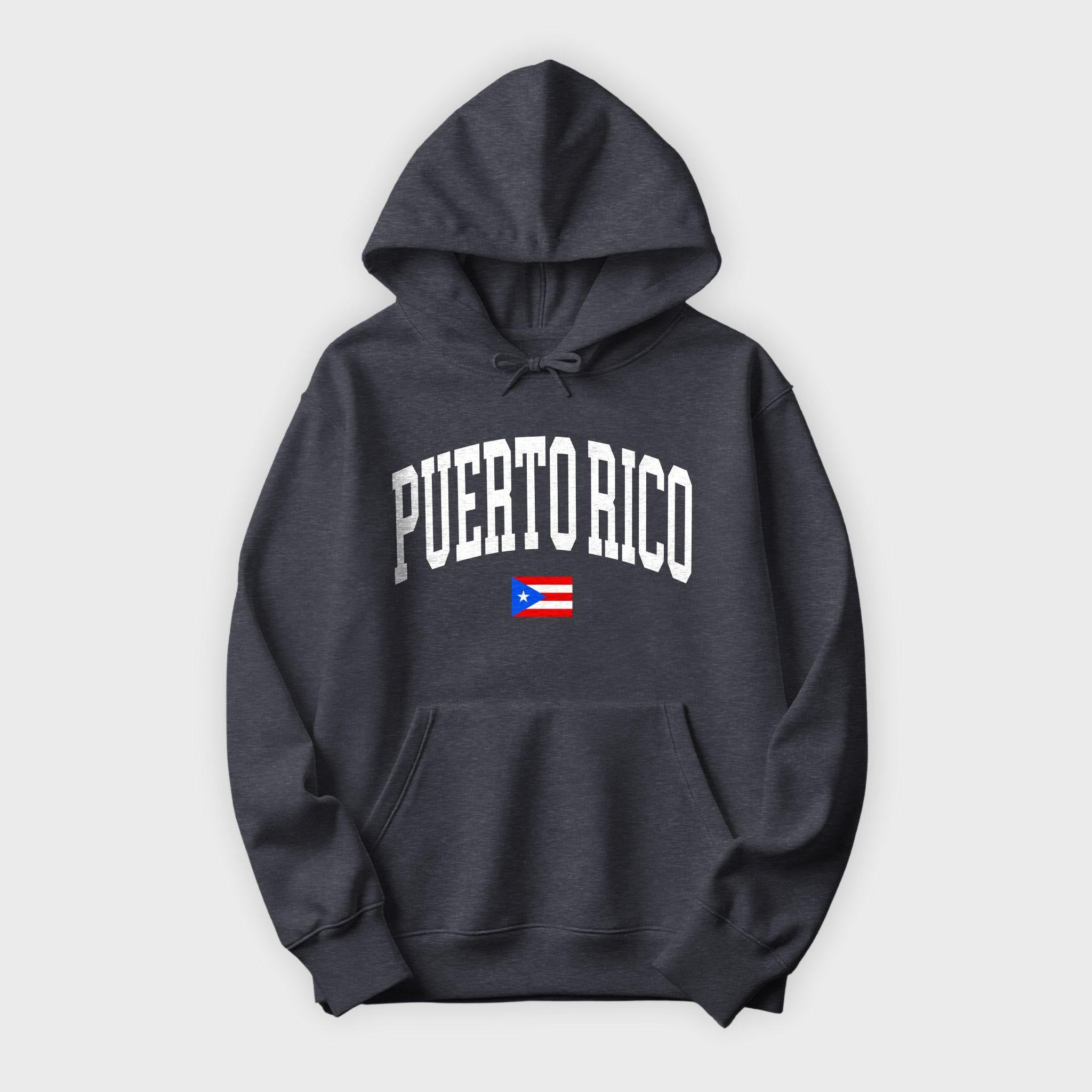 Puerto Rico Collegiate Flag Hoodie