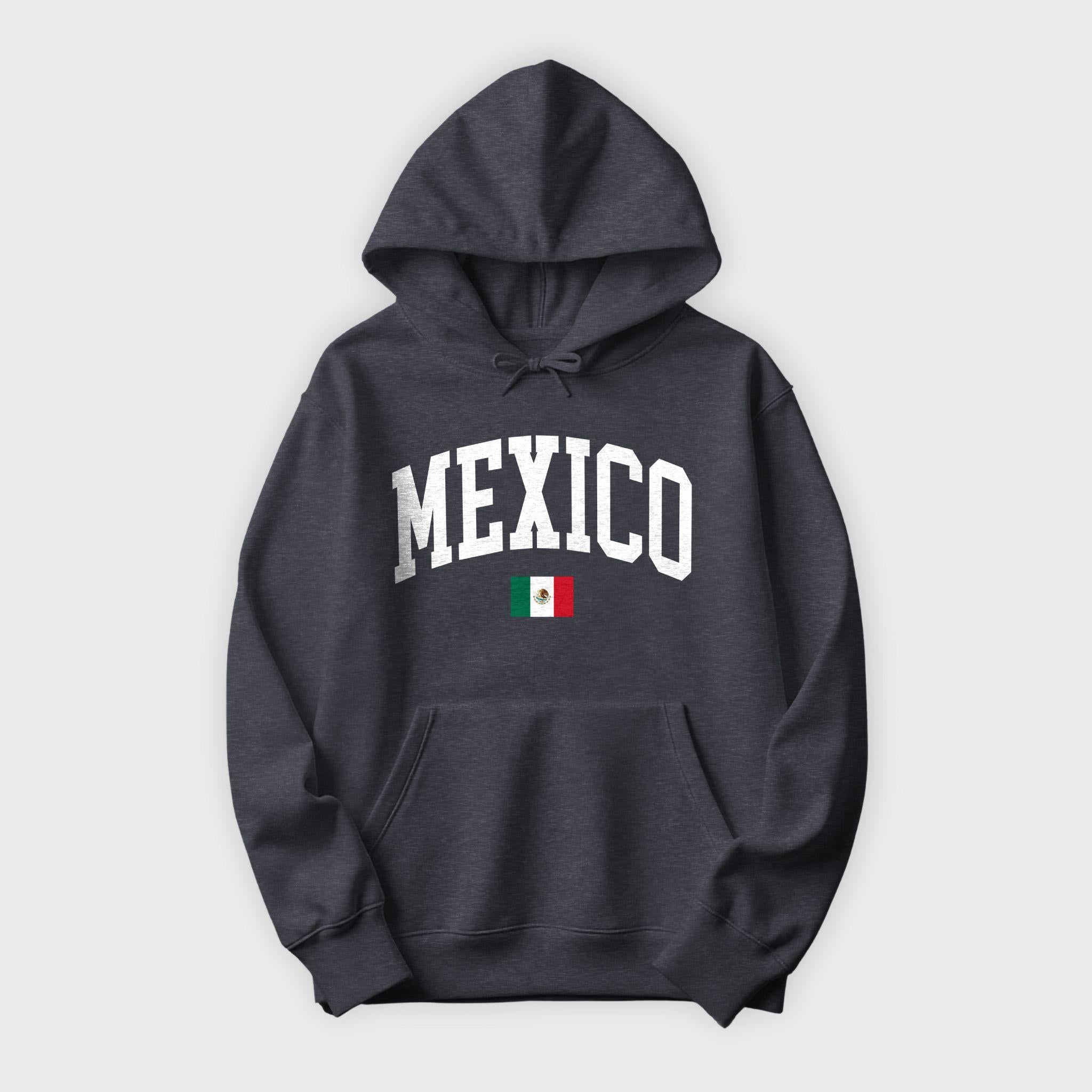 Mexico Collegiate Flag Hoodie