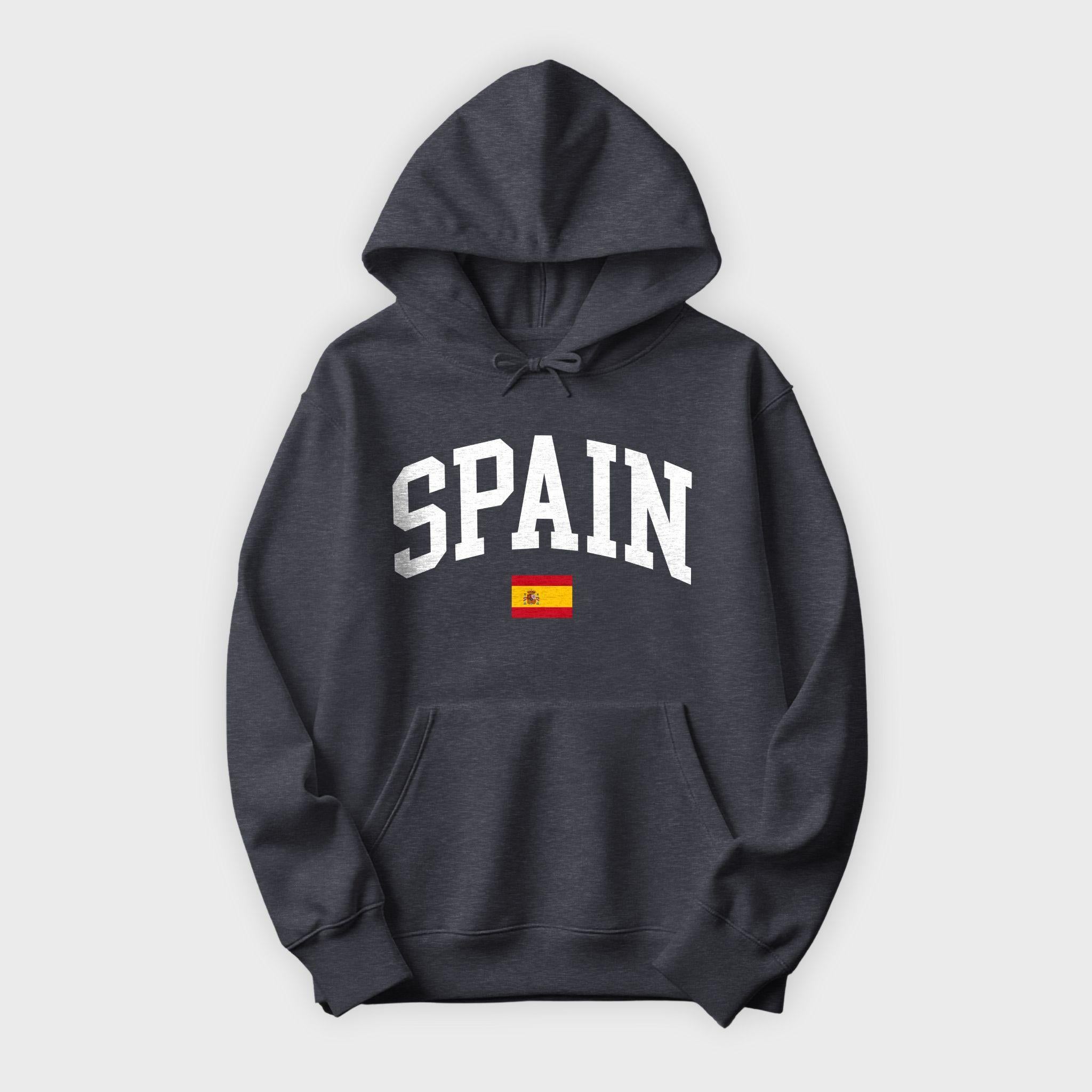 Spain Collegiate Flag Hoodie