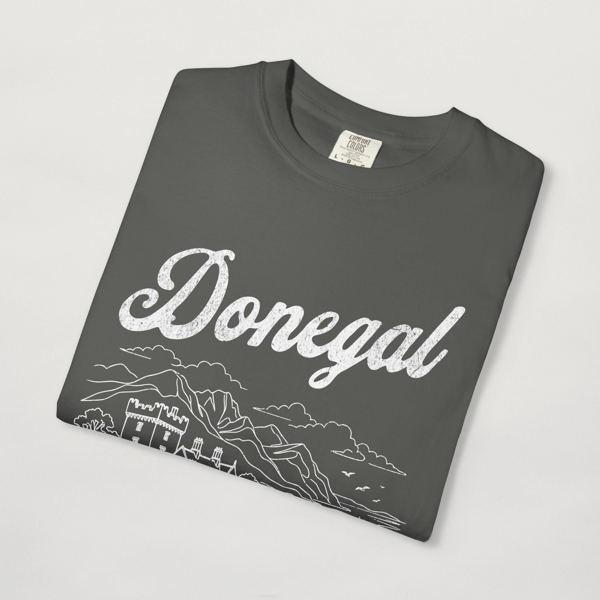 Donegal Ireland Castle Line Art T-Shirt