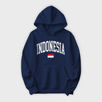 Indonesia Collegiate Flag Hoodie
