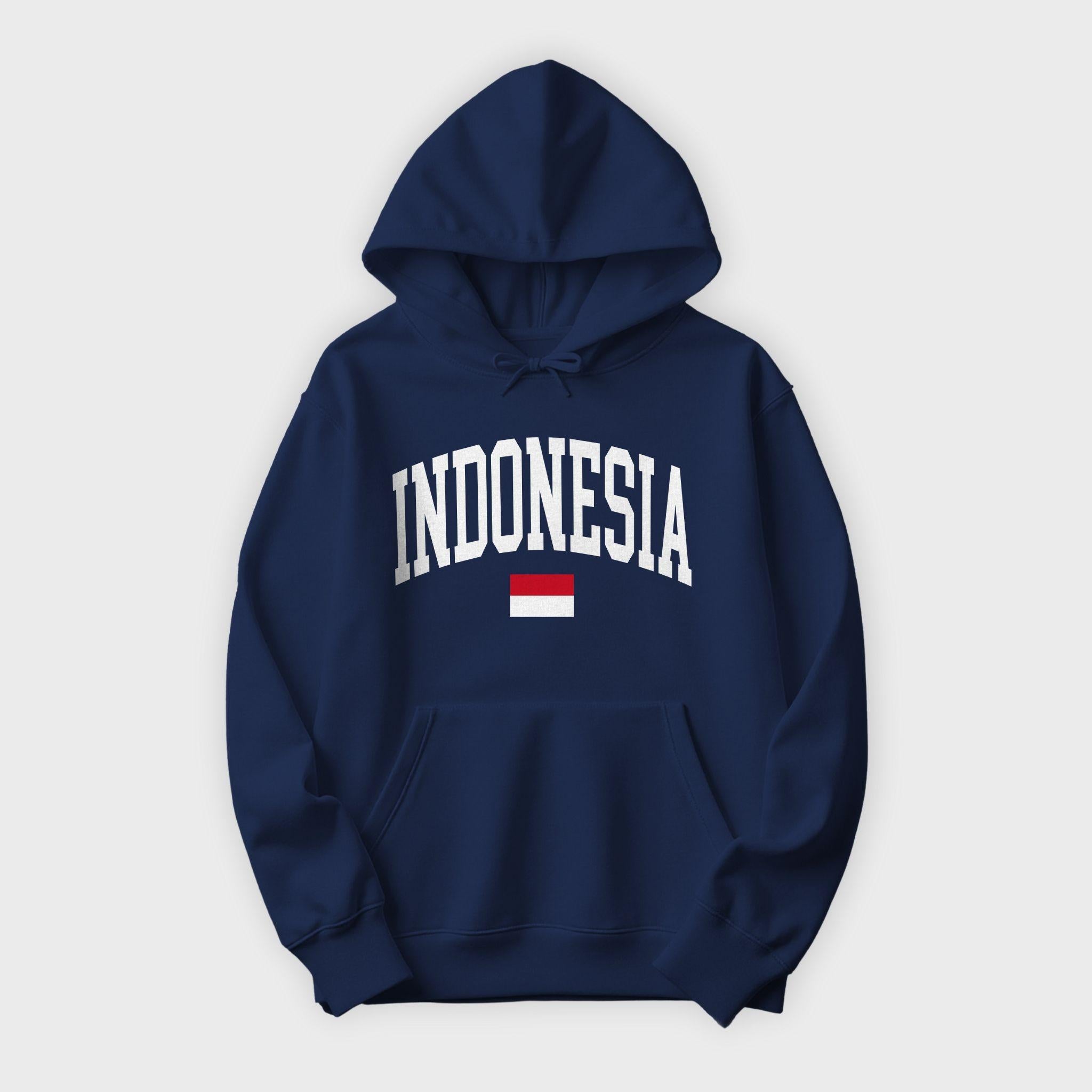 Indonesia Collegiate Flag Hoodie