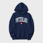 Switzerland Collegiate Flag Hoodie