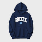 Greece Collegiate Flag Hoodie