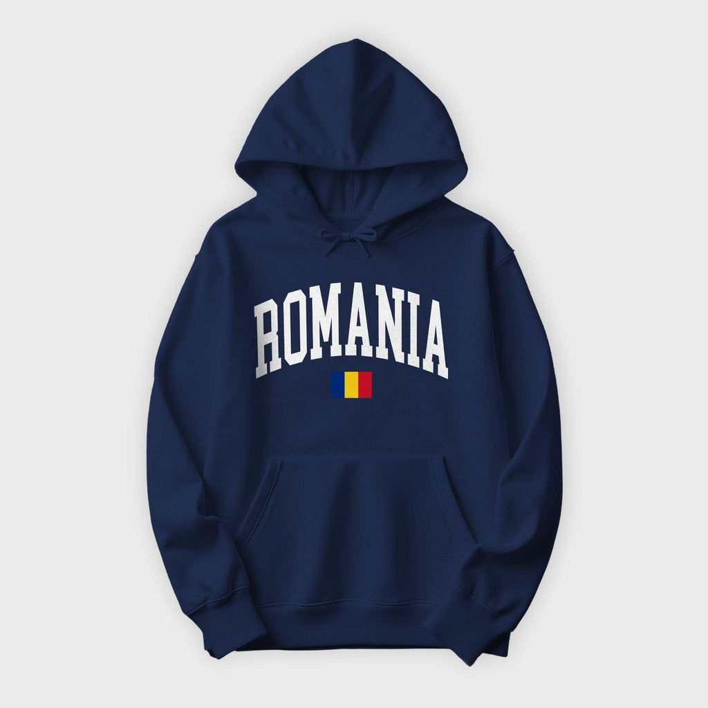 Romania Collegiate Flag Hoodie