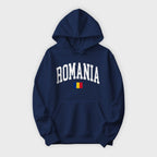 Romania Collegiate Flag Hoodie