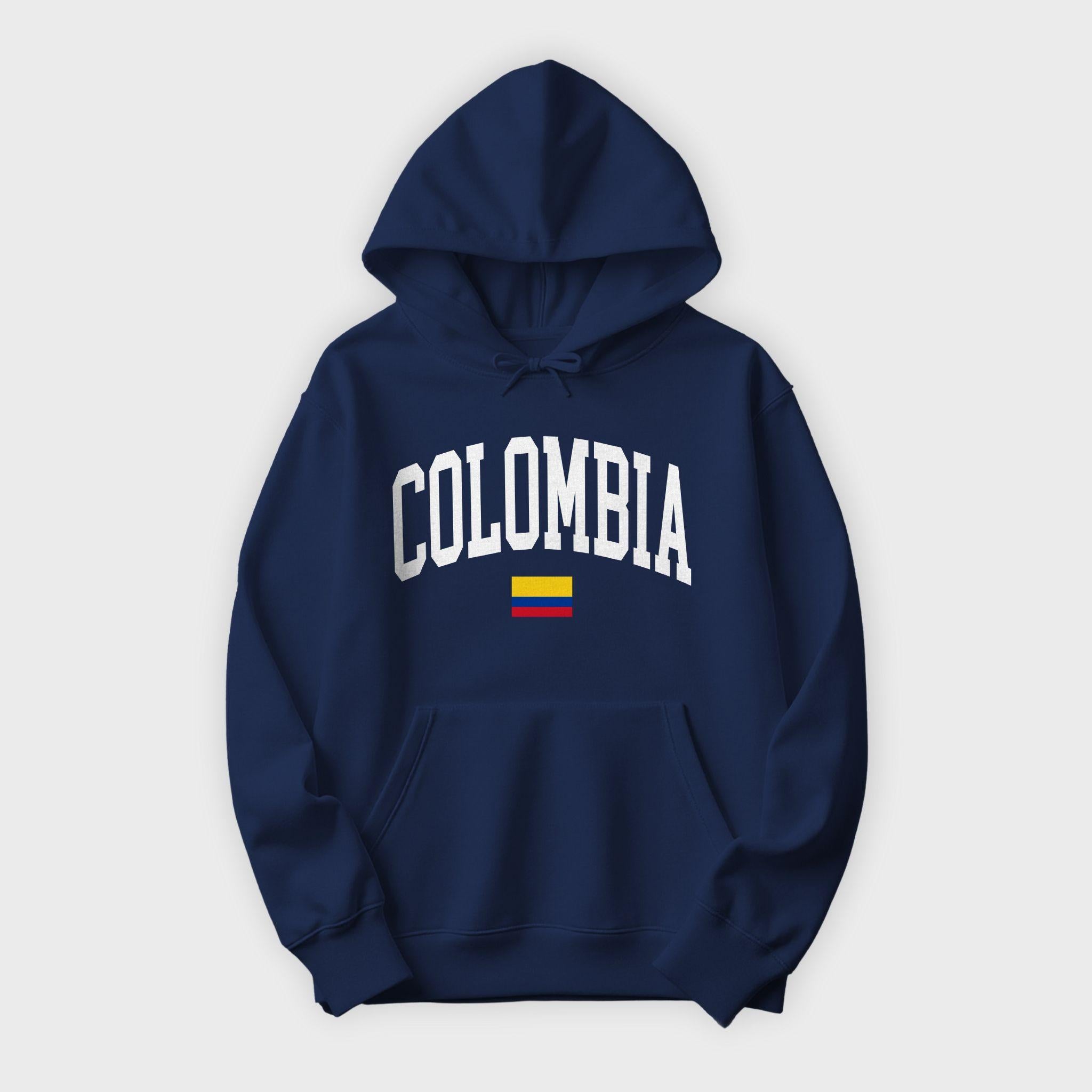 Colombia Collegiate Flag Hoodie