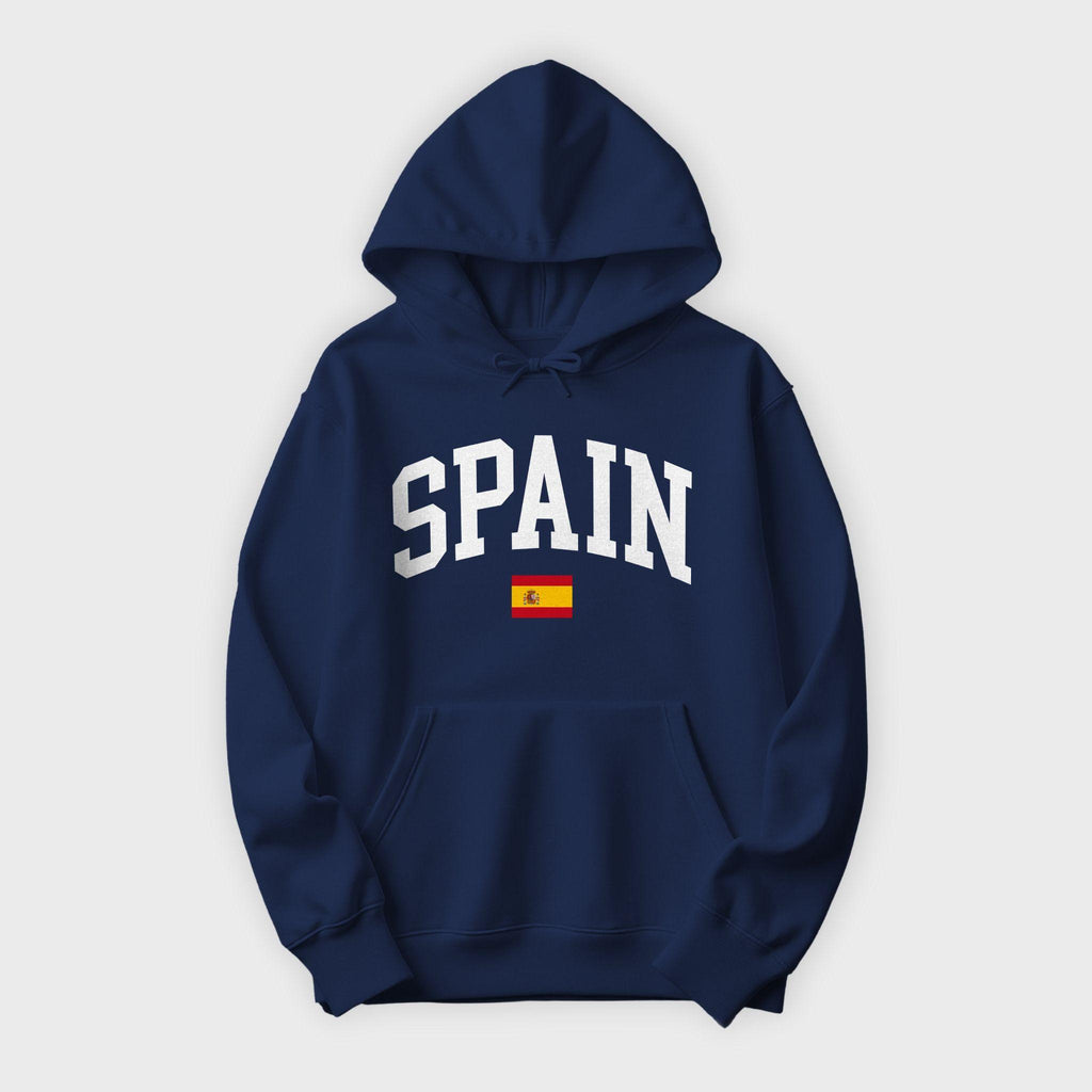 Spain Collegiate Flag Hoodie