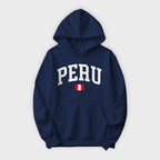 Peru Collegiate Flag Hoodie