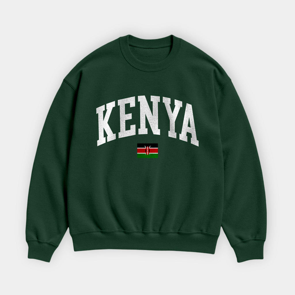 Kenya Collegiate Flag Sweatshirt