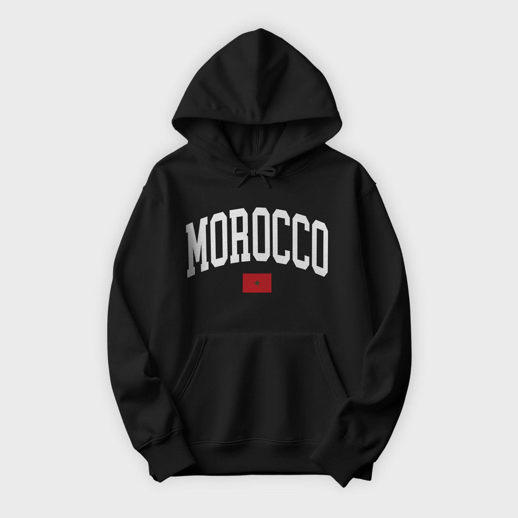 Morocco Collegiate Flag Hoodie