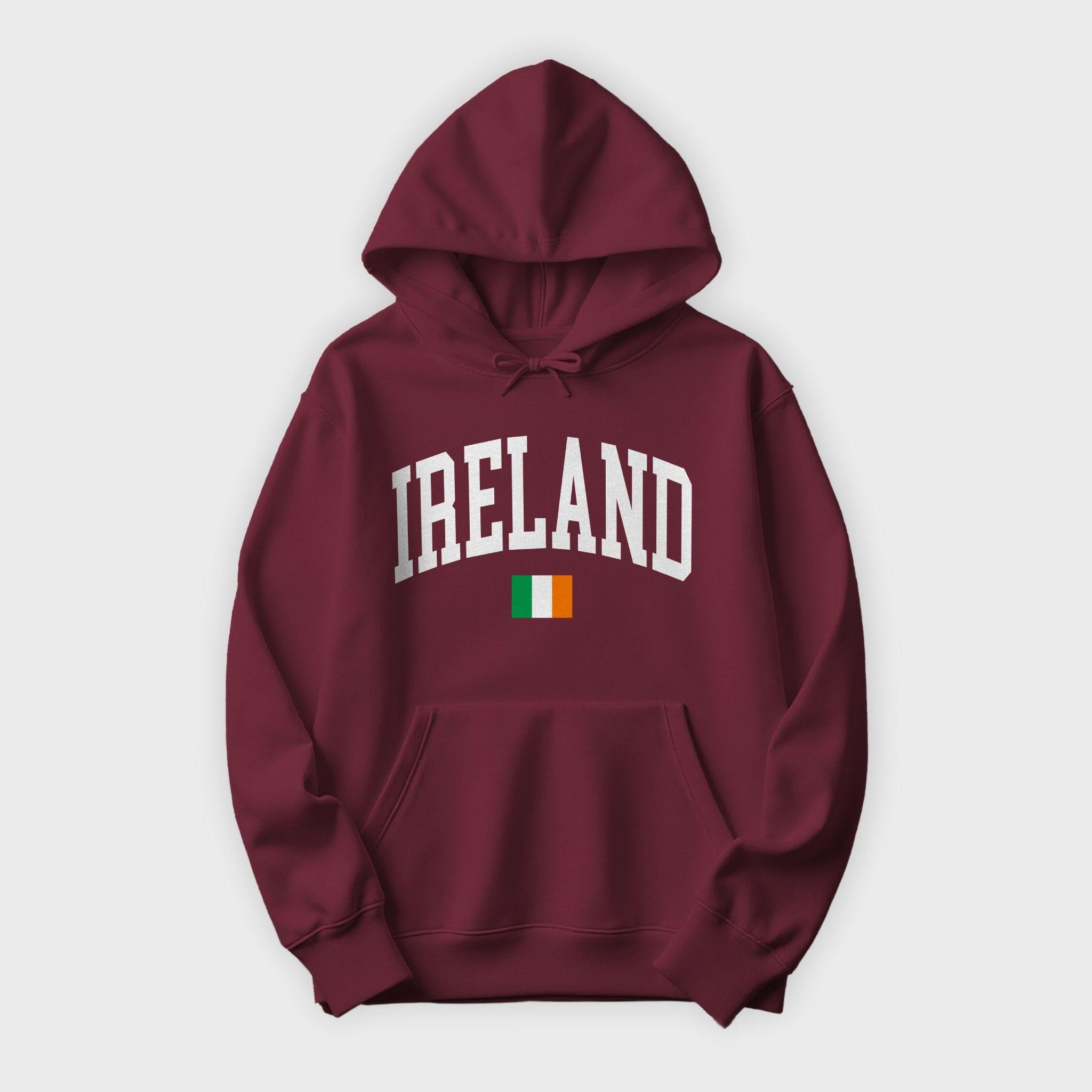 Ireland Collegiate Flag Hoodie