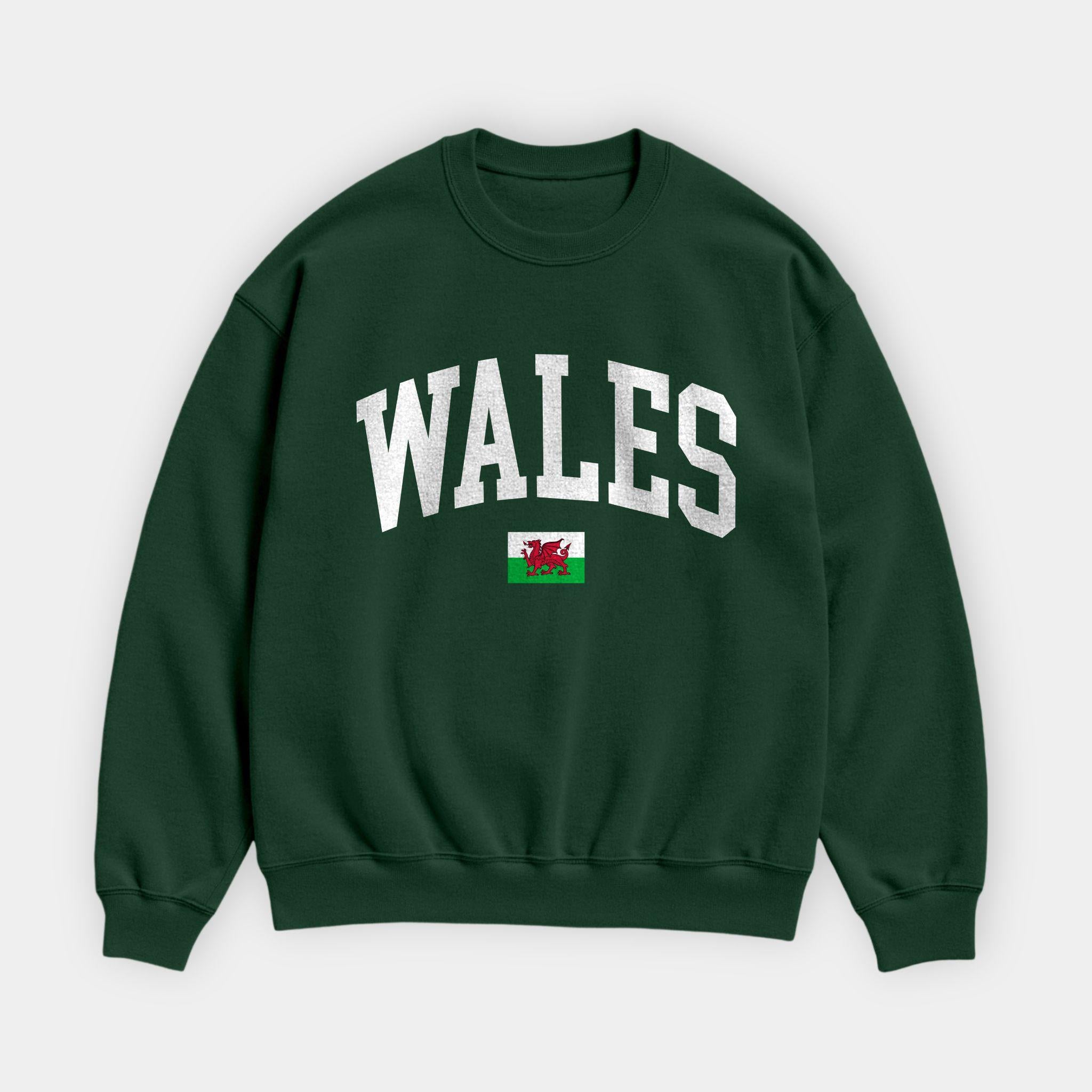 Wales Collegiate Flag Sweatshirt