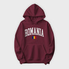 Romania Collegiate Flag Hoodie