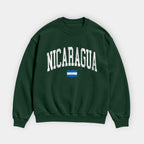 Nicaragua Collegiate Flag Sweatshirt