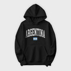 Argentina Collegiate Flag Hoodie