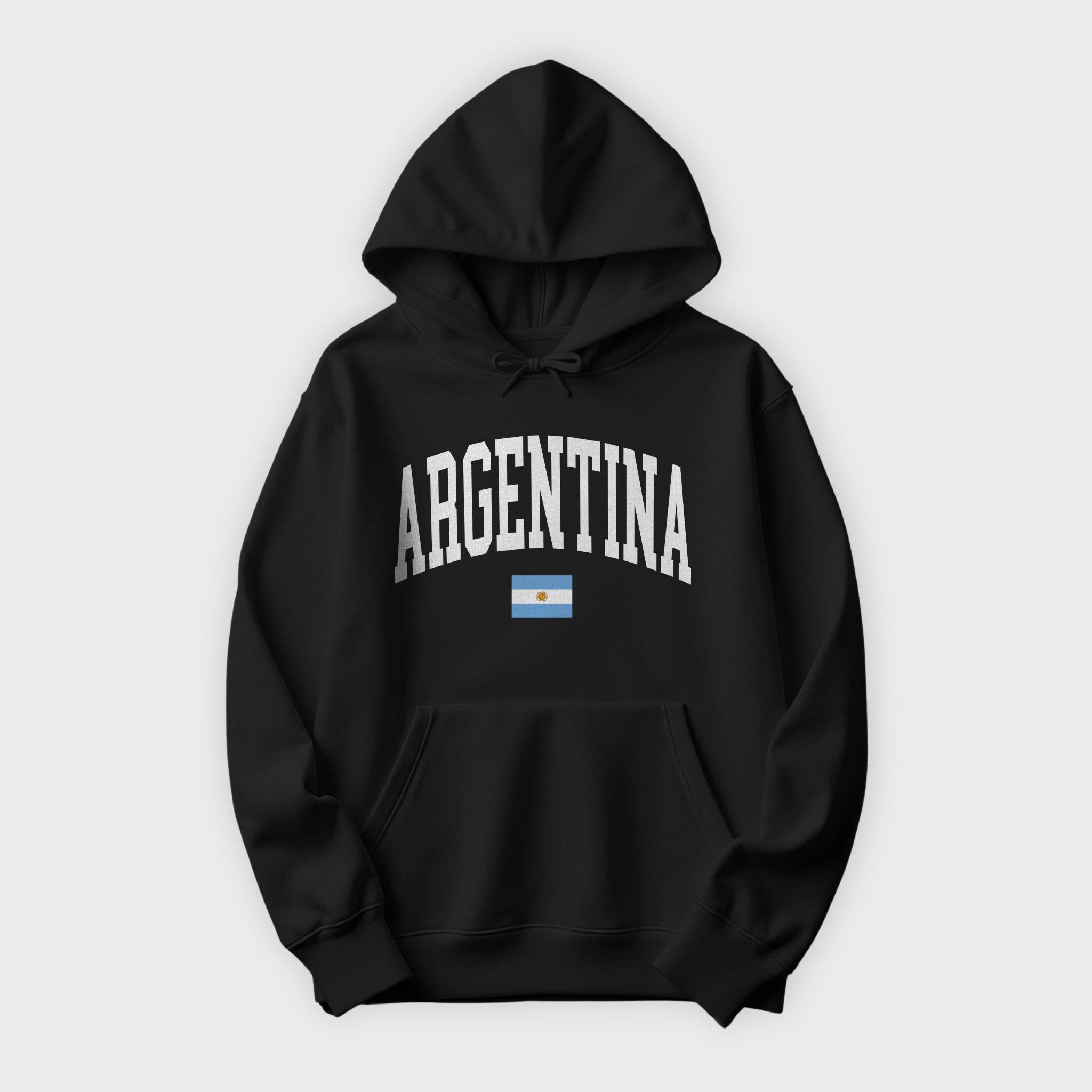 Argentina Collegiate Flag Hoodie