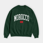 Morocco Collegiate Flag Sweatshirt