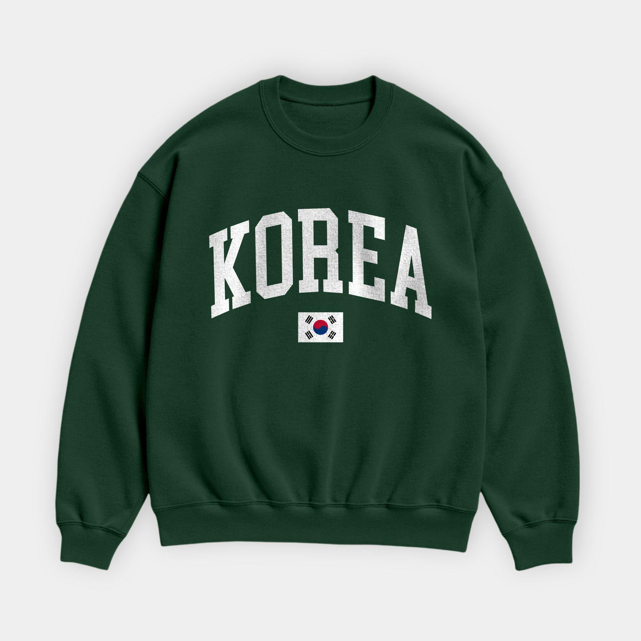 Korea Collegiate Flag Sweatshirt