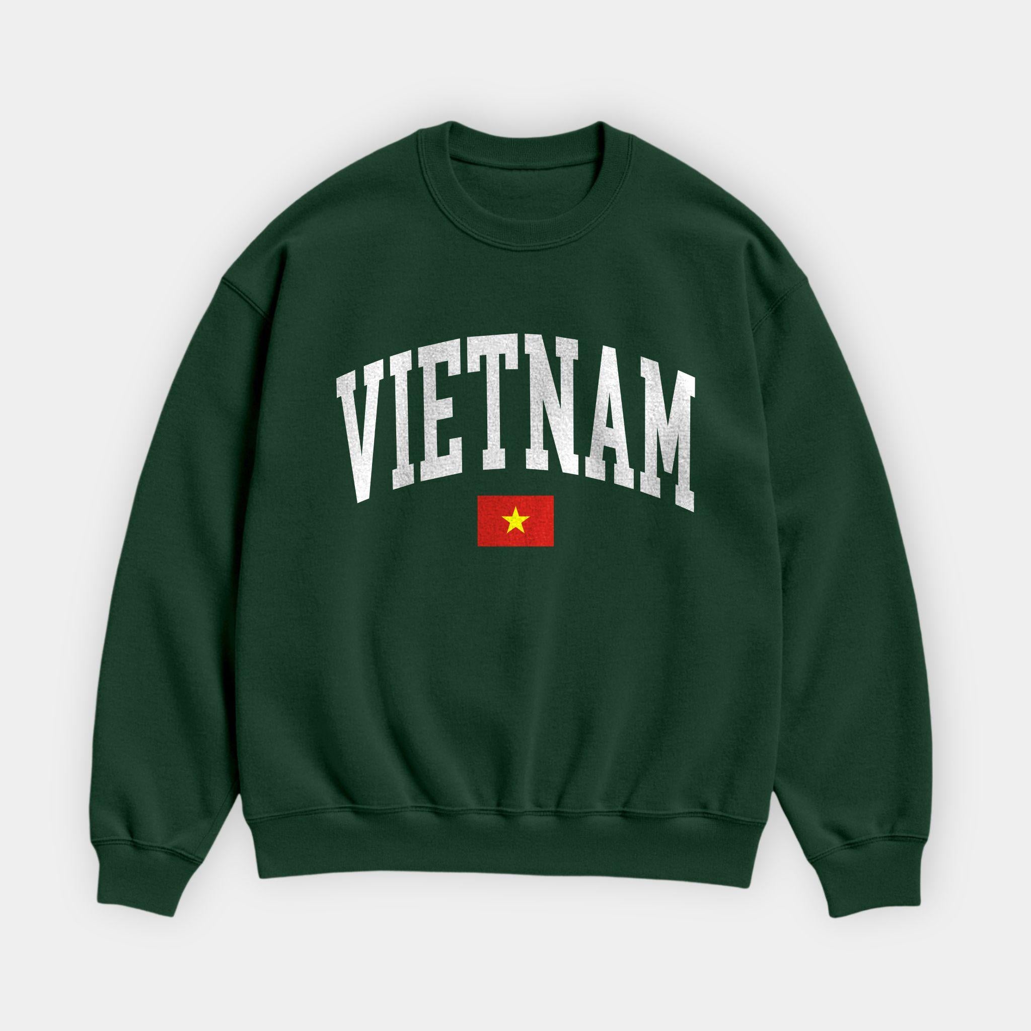 Vietnam Collegiate Flag Sweatshirt