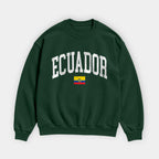 Ecuador Collegiate Flag Sweatshirt