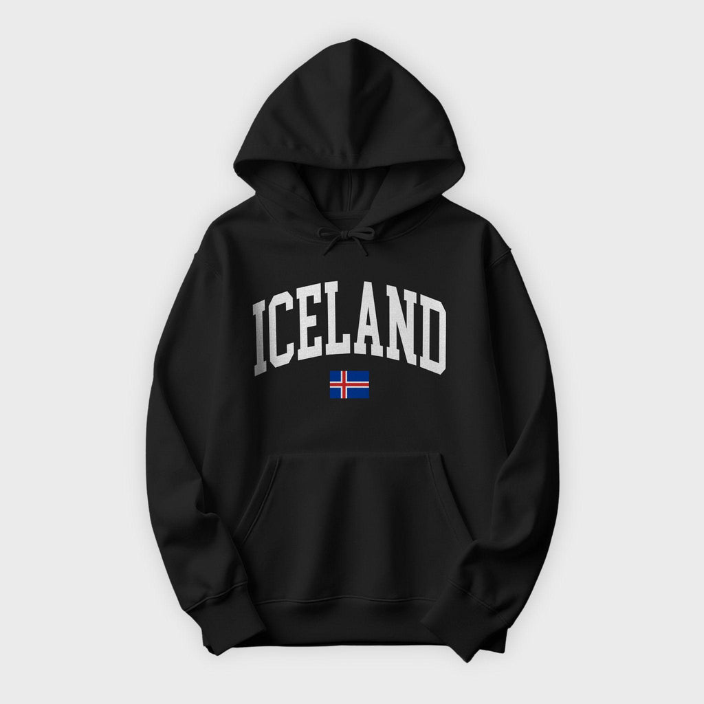 Iceland Collegiate Flag Hoodie