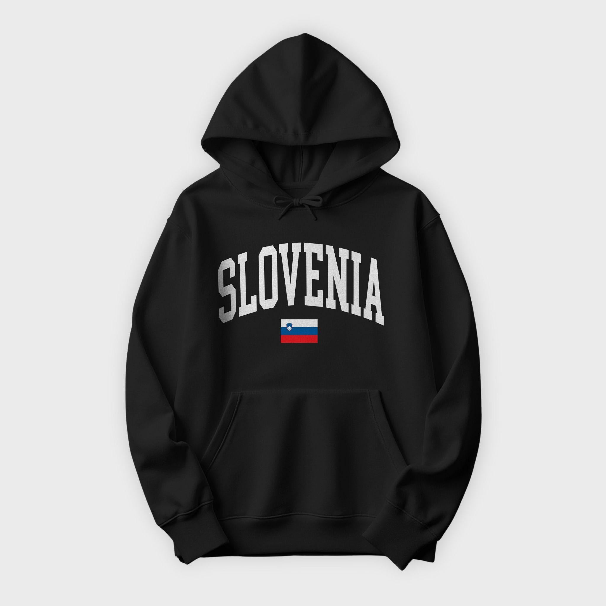 Slovenia Collegiate Flag Hoodie