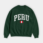 Peru Collegiate Flag Sweatshirt