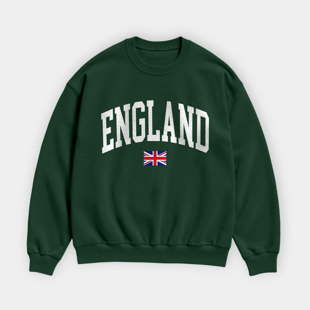England Collegiate Flag Sweatshirt