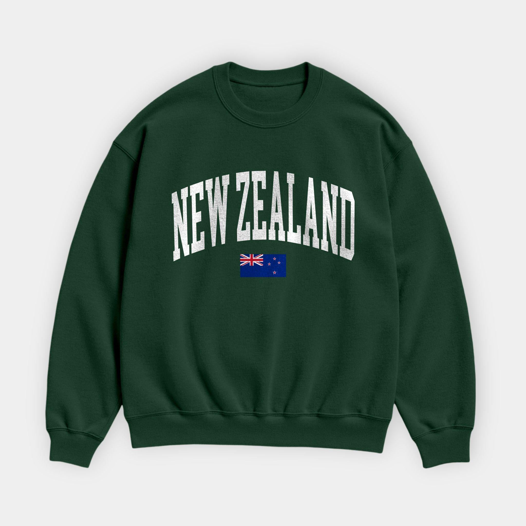 New Zealand Collegiate Flag Sweatshirt