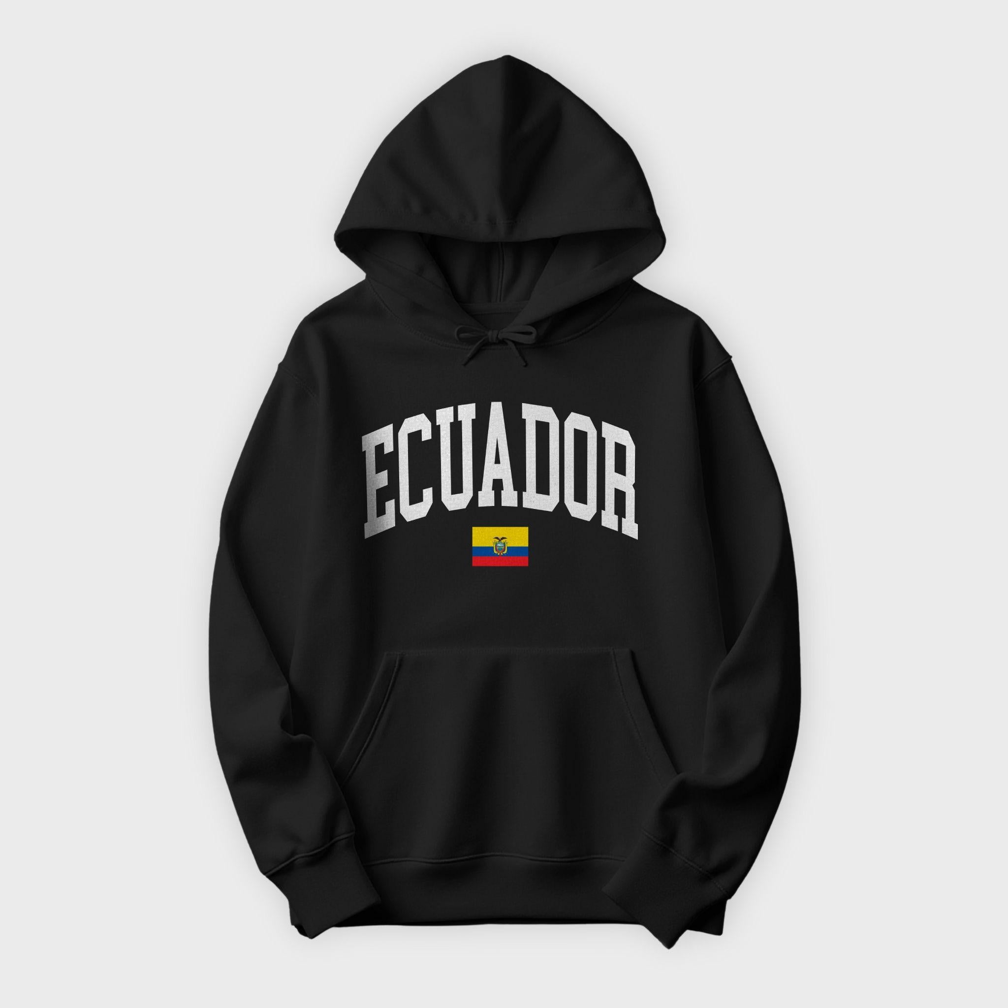 Ecuador Collegiate Flag Hoodie