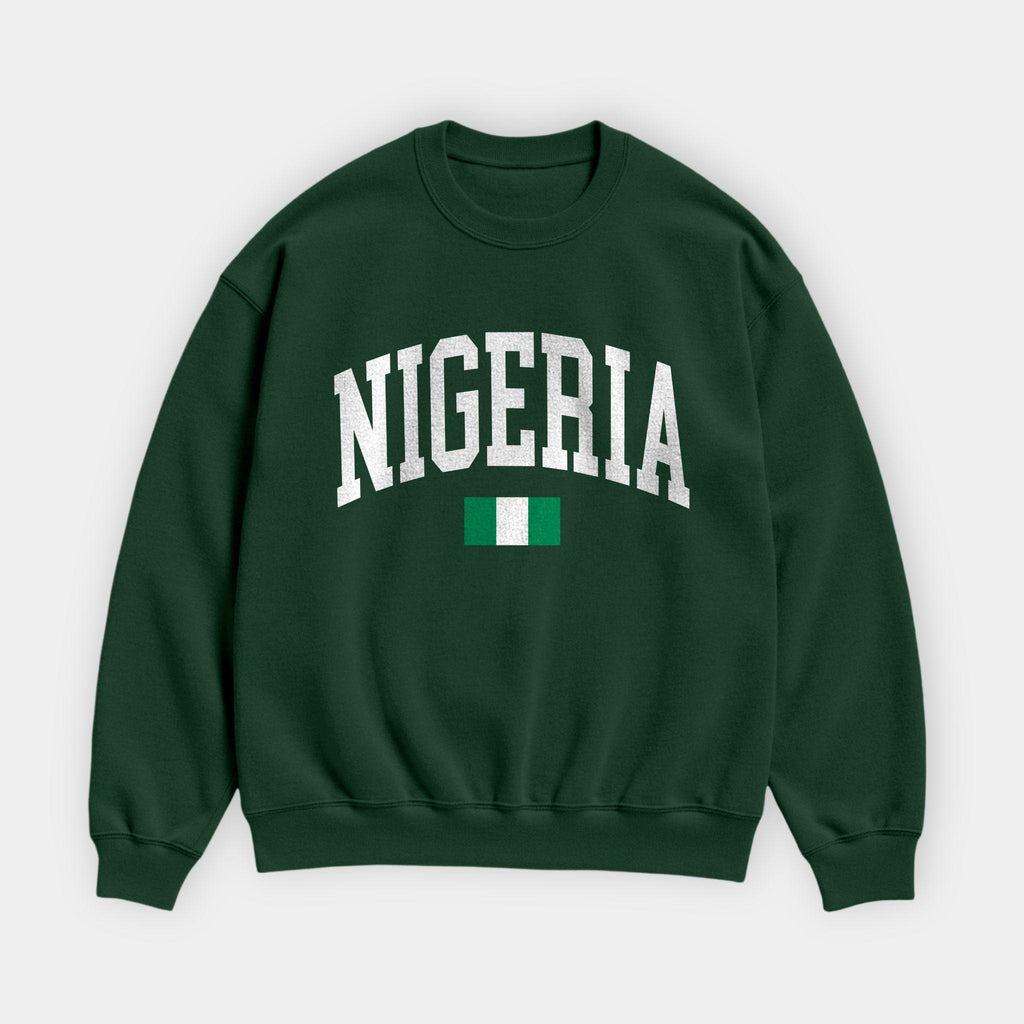 Nigeria Collegiate Flag Sweatshirt