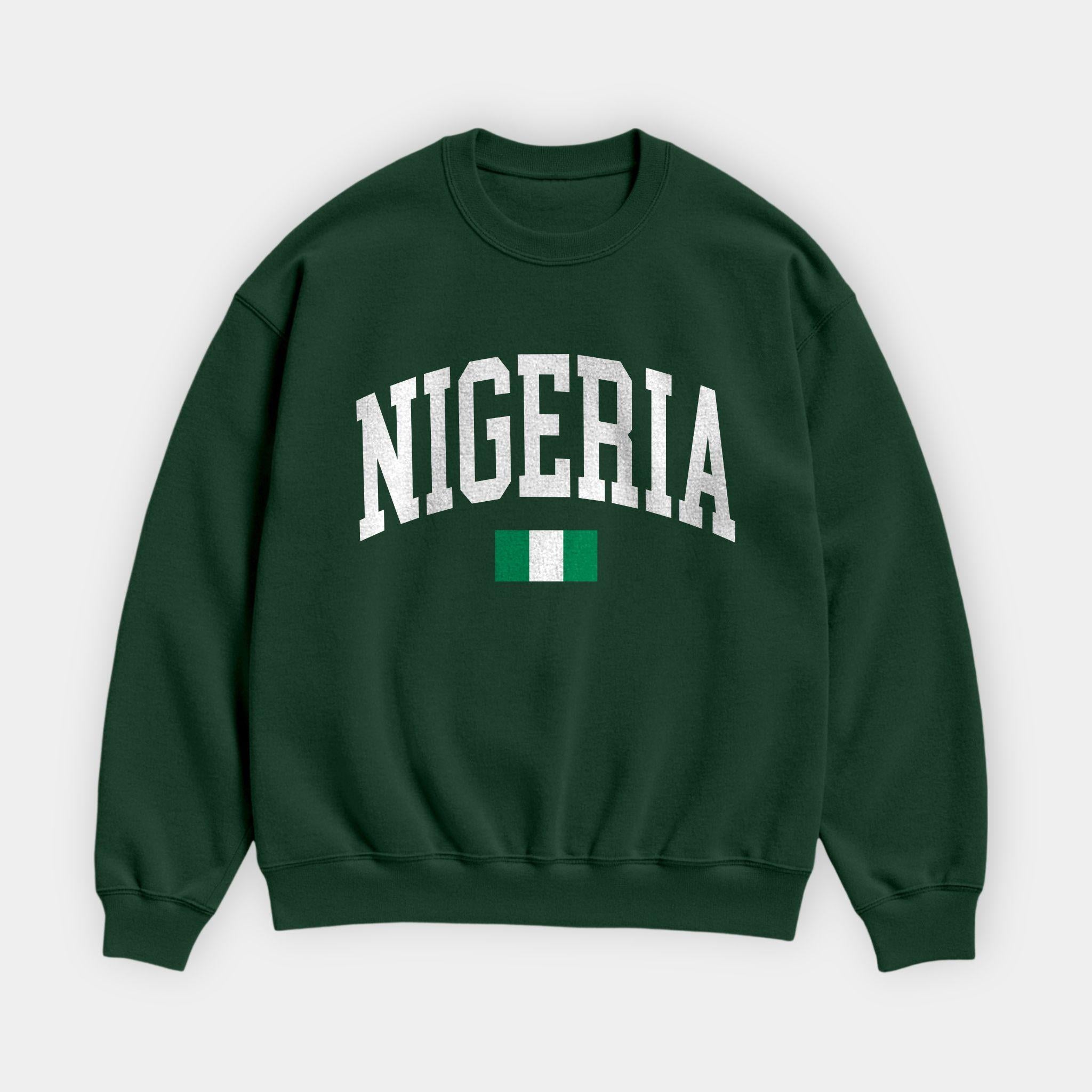 Nigeria Collegiate Flag Sweatshirt