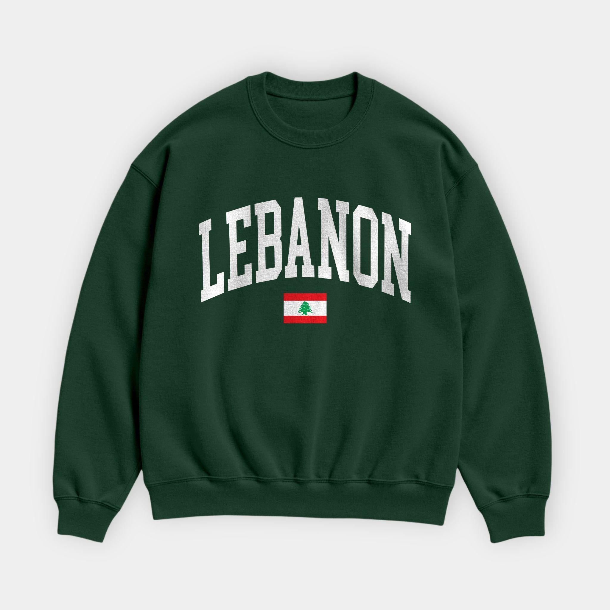Lebanon Collegiate Flag Sweatshirt