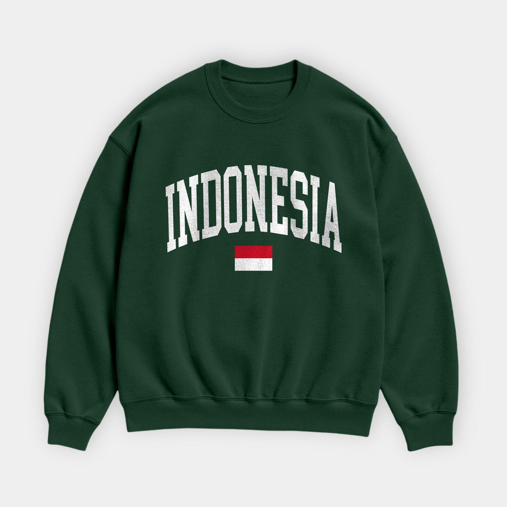 Indonesia Collegiate Flag Sweatshirt