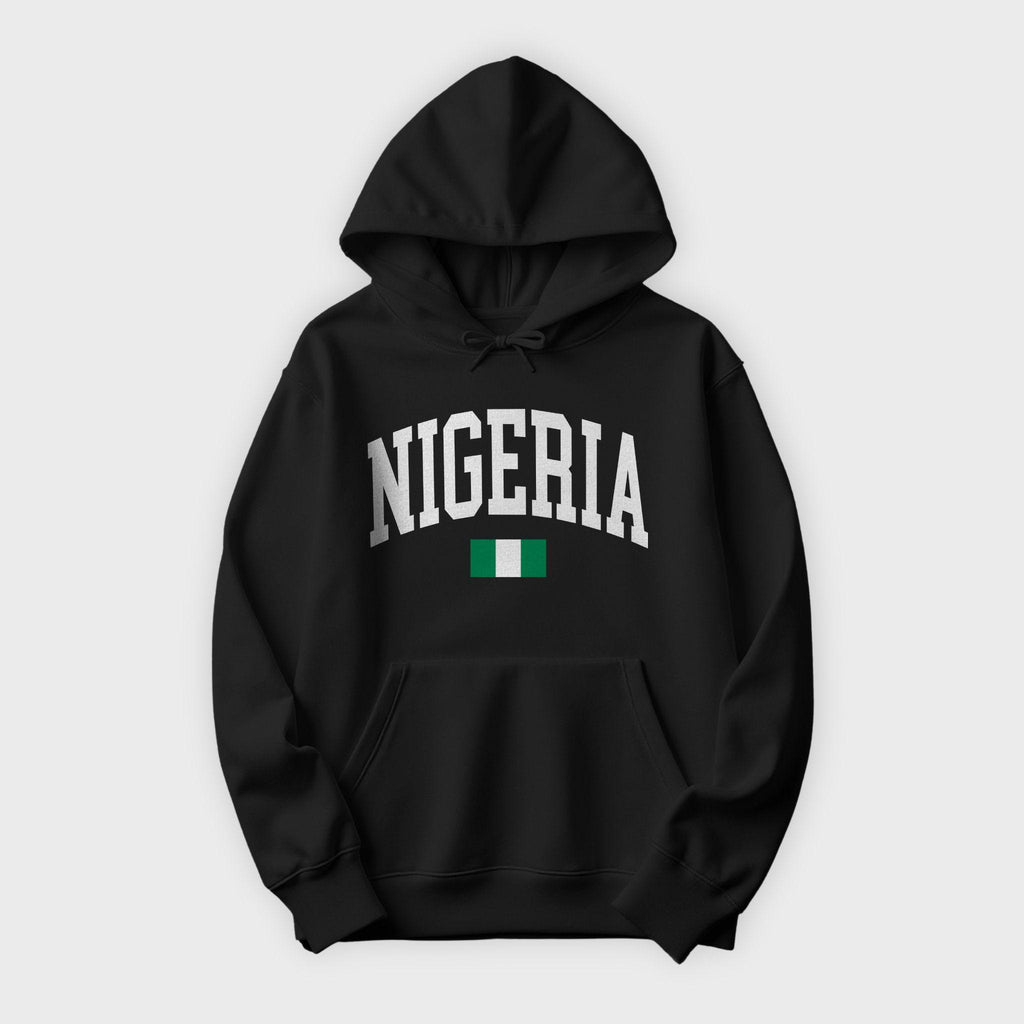 Nigeria Collegiate Flag Hoodie