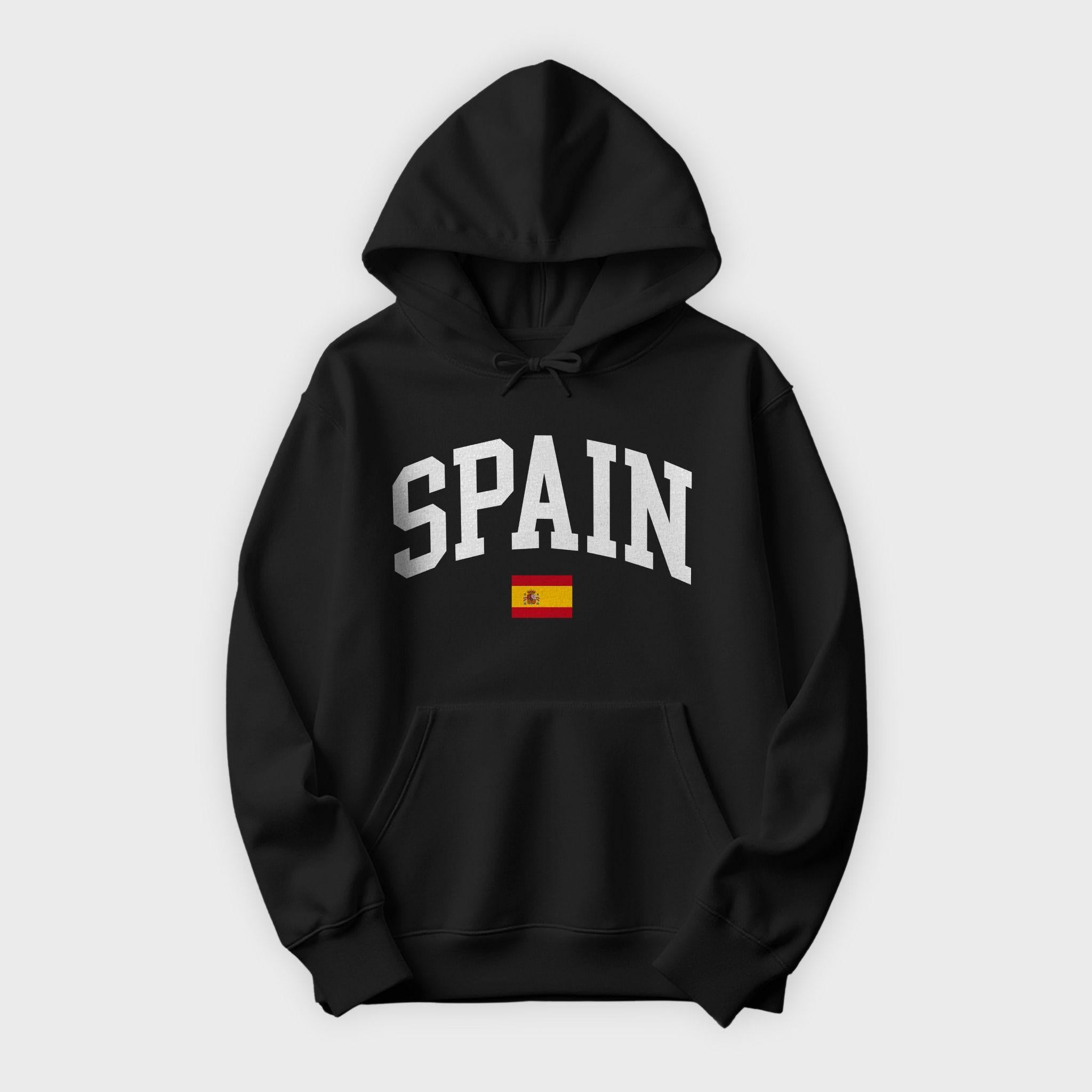 Spain Collegiate Flag Hoodie