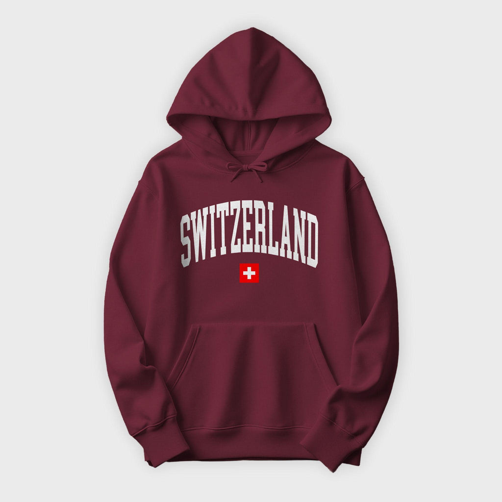 Switzerland Collegiate Flag Hoodie