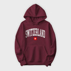 Switzerland Collegiate Flag Hoodie
