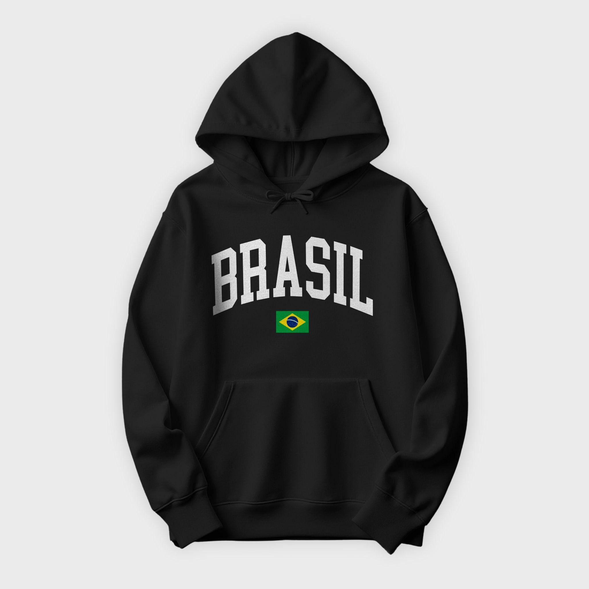 Brasil Collegiate Flag Hoodie