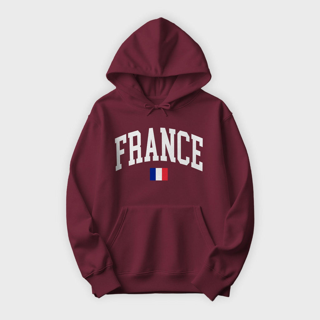 France Collegiate Flag Hoodie