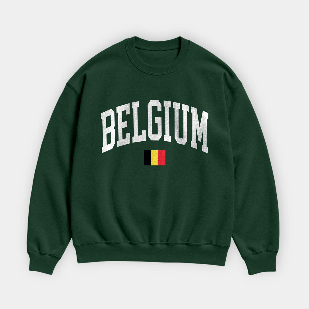 Belgium Collegiate Flag Sweatshirt
