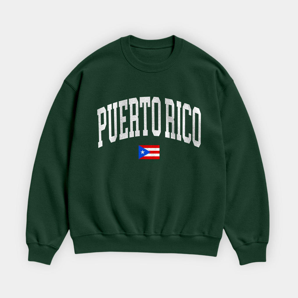 Puerto Rico Collegiate Flag Sweatshirt