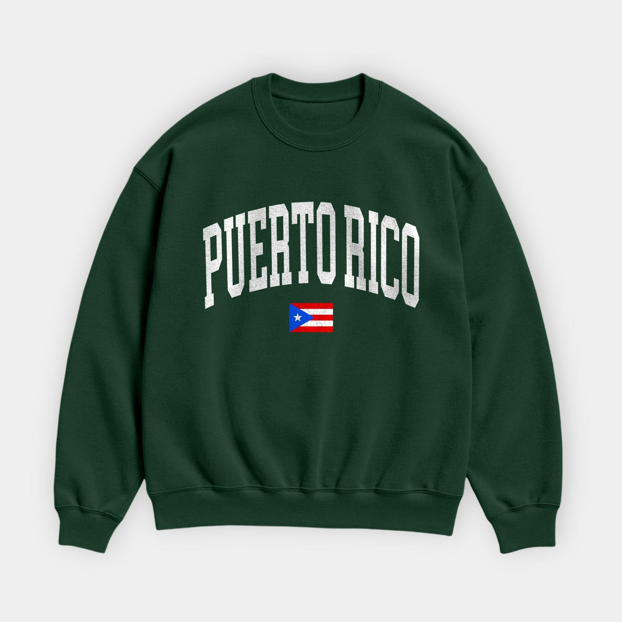 Puerto Rico Collegiate Flag Sweatshirt