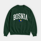 Bosnia Collegiate Flag Sweatshirt