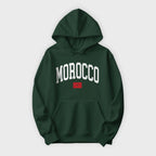 Morocco Collegiate Flag Hoodie