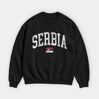 Serbia Collegiate Flag Sweatshirt