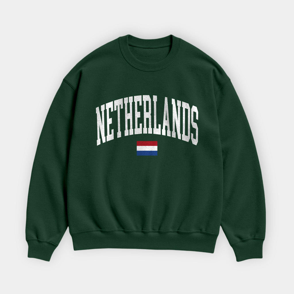Netherlands Collegiate Flag Sweatshirt