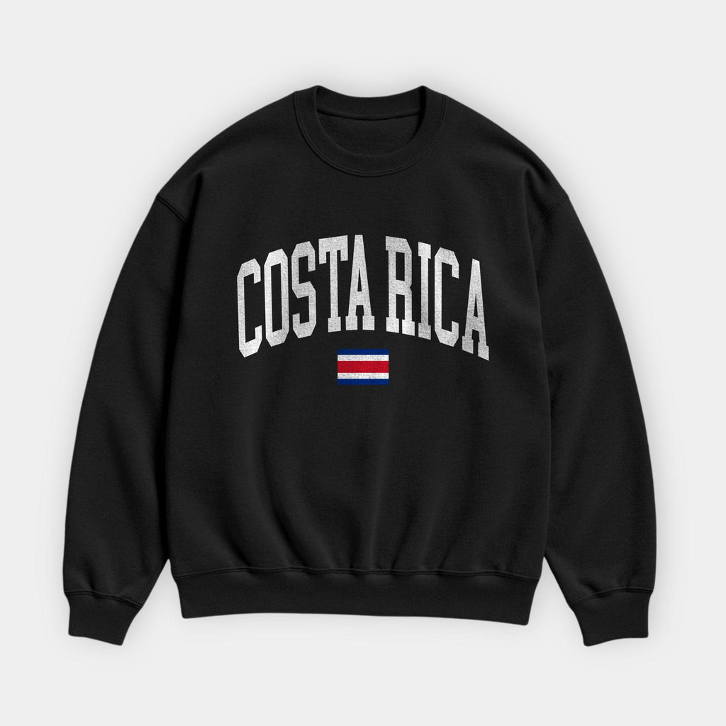 Costa Rica Collegiate Flag Sweatshirt